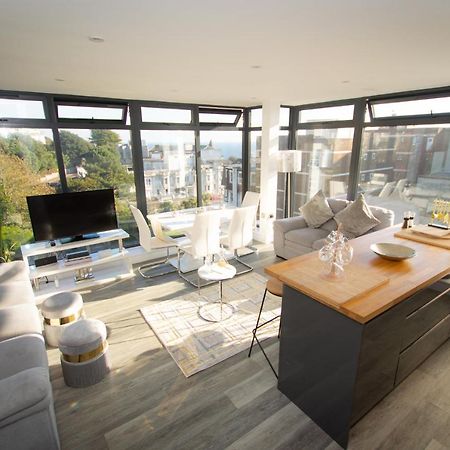 * Panoramic Penthouse With Sea & City Views Bournemouth Exterior foto